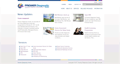 Desktop Screenshot of premierdiagnostics.ae